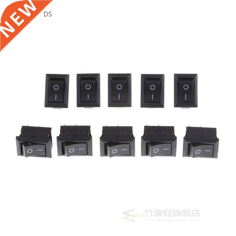 New 10pcs/lot 3A AC 250V Rocker Swtches 2 Pn 10x15mm SPST