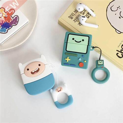 Finn Jake BMO Cartoon Bluetooth Earphone Case for Airpods 1