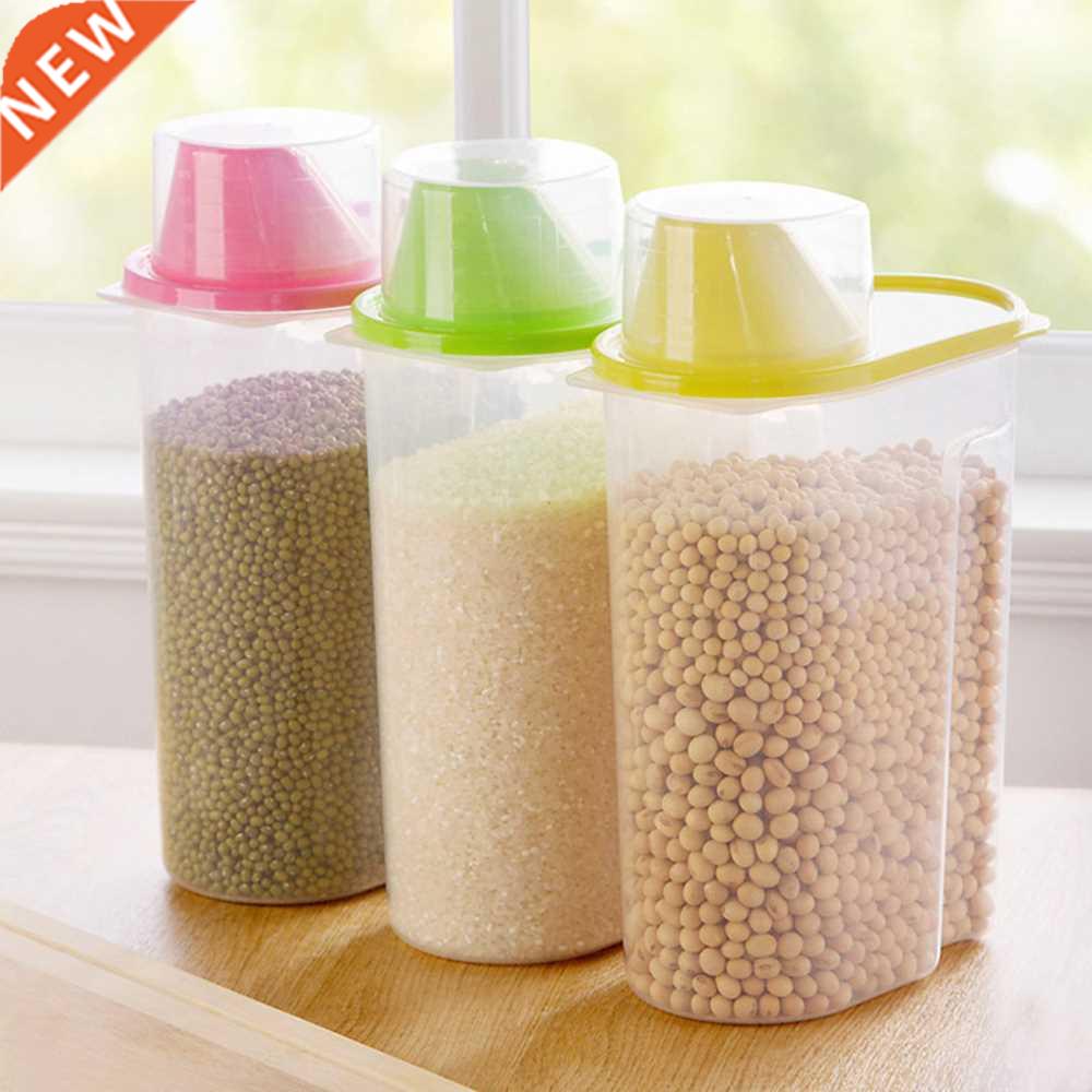 Transparent Plastic Storage Box Dry Food Container Box Moder