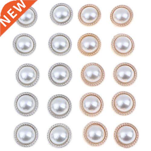 Garment  Decoration 10Pcs Ivory Color Pearl Buttons Shank