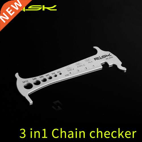3 In 1 Bicycle Chain Checker MTB Road Bike Gauge Tool Wear G