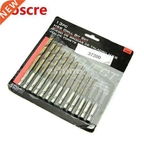 New 13pc Hex Shank Quick change Cobalt Drill Bit Set Multi B