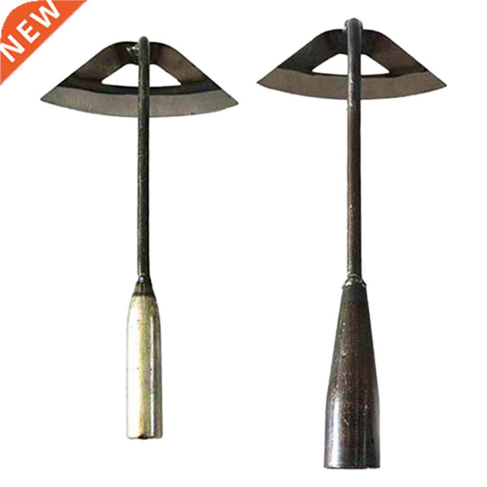 garden all-steel hardened hollow hoe handheld weeding rake