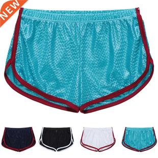 Running Shorts Men Gym Fitness Training Breathable Mesh Quic