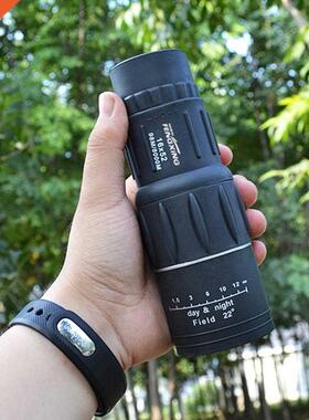 Telescopio Monocular de doble enfoque para caza, binoculares