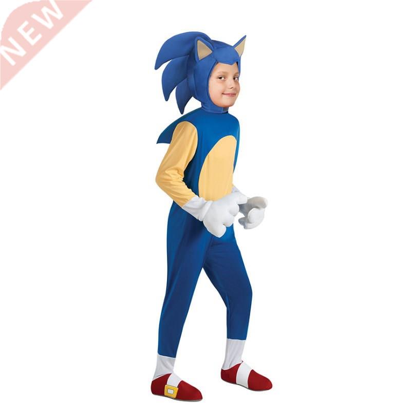Deluxe Sonic The Hedgehog Costume Children Game Character C