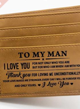 CEXIKA Personalized Wallet Father's Day Gifts for Men/Him/Hu