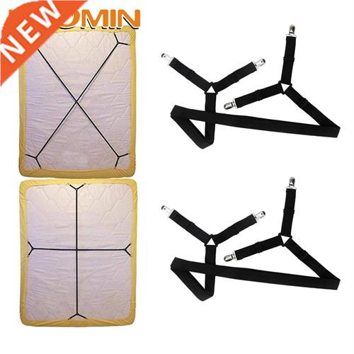 HOOMIN 2pcs Bed Fitted Fasteners Clips Bed Fitted Sheet