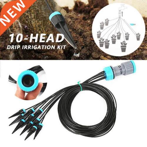 10Pcs Drip Irrigation Kit Plant Watering Tool Adjustable Mic