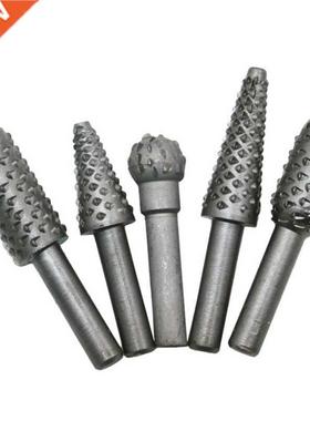 5pcs Set Rotary Rasp File 6mm Shank Burr File Rasp Woodworki