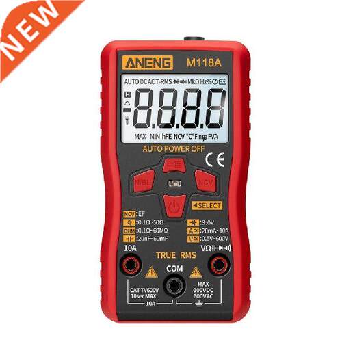 M118A Backlight Digital Multimeter Non Contact Stable LCD