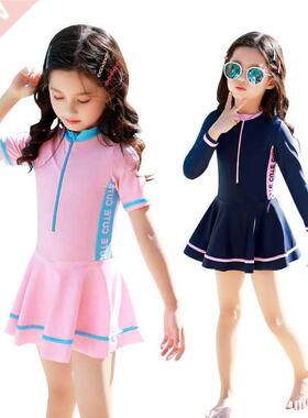 Child Swimwear Girls Swimwear Boxers Two Piece Swimming Suit