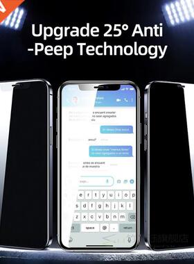 3D Full Private Screen Protector For iphone 12 11Pro Max X