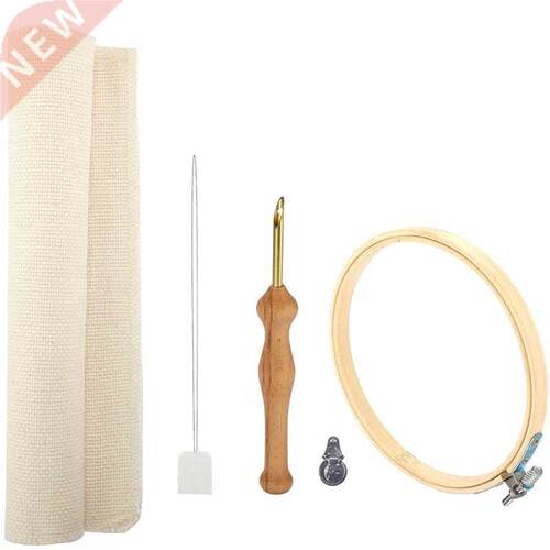 Wooden Embroidery Pen Punch Needle Felting Threader Set Need