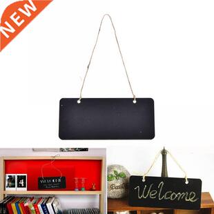 Wooden Mini Blackboard Chalkboard Message Sign With Hang Str
