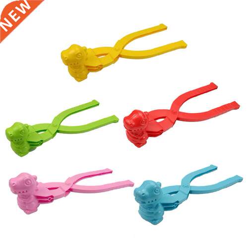 Dinosaur Snowball Maker Clip Kids Outdoor Snow Fight Toys