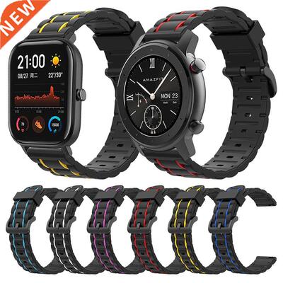 Silicone Strap For Amazfit GTR 47mm 42mm Stratos 2 3 Band W