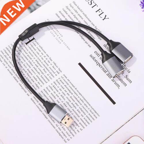 2 in 1 USB Cable Y Splitter USB Adapter Data Hub Power Adapt