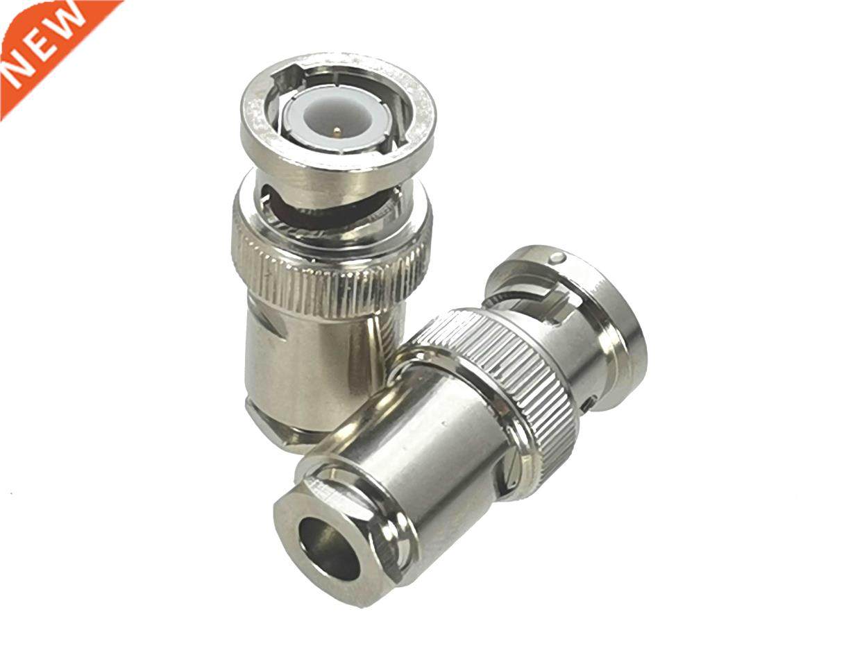 1Pcs Connector BNC Male plug Clamp RG58 RG142 LMR195 RG400 C