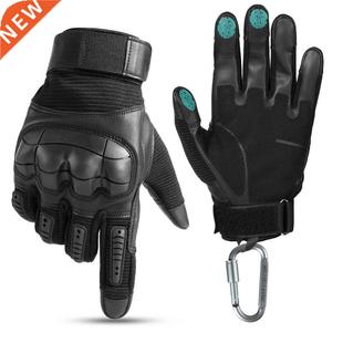 Touchscreen PU Leather Motorcycle Gloves