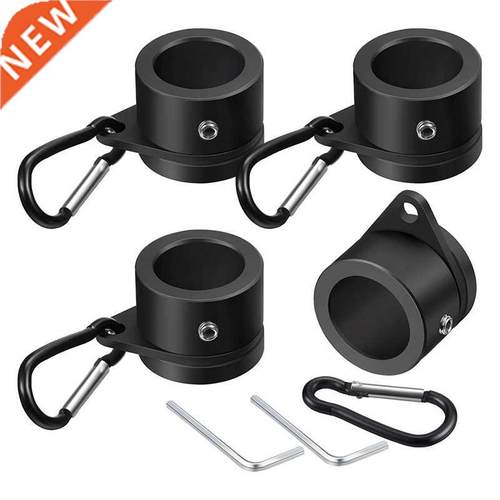 4 Pcs Flag Pole Rings Aluminum Alloy Mounting Rings 60 Degr