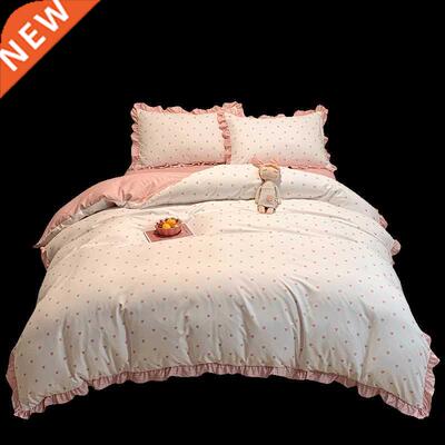 Bed Sheet Four-Piece Quilt Cover Girl&mp;#39;s Hert Ins