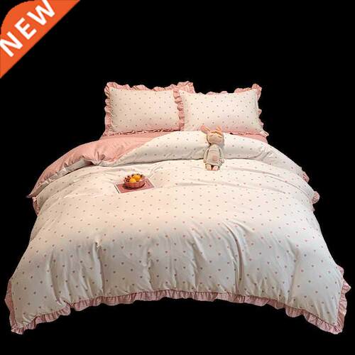 Bed Sheet Four-Piece Quilt Cover Girl&mp;#39;s Hert Ins