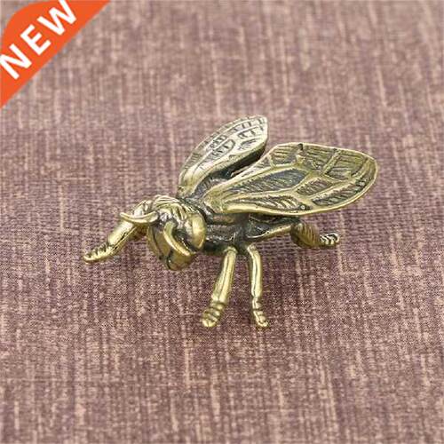 Solid Pure Copper Insect Miniatures Figurines Hands Play