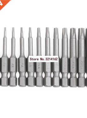 12pcs 1/4 Inch 50mm T5-T40 Torx Screwdriver Bits Kit 07NOV