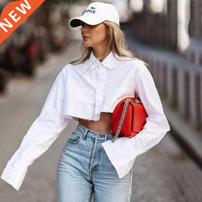 floral Loose shirts shirt women Long Sleeve blouse Green