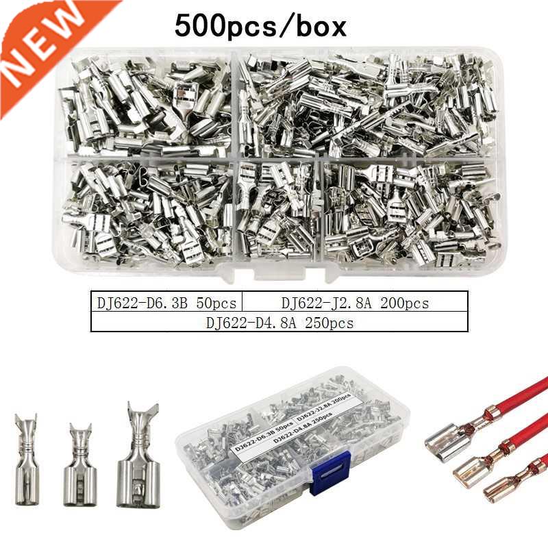 500pcs/box DJ622-J2.8A/D4.8A/D6.B insert spring single crim