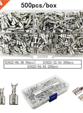 500pcs/box DJ622-J2.8A/D4.8A/D6.B insert spring single crim