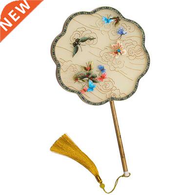 Suzhou Embroidery Fan Handmade Embroidery Circular Fan