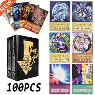100pcs Yu-Gi-Oh Anime Style Cards Blue Eyes Dark Magician Ex