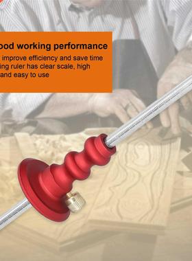 KKMOON Woodworking Scriber Ruler 0-200mm Wood Marking Gauge