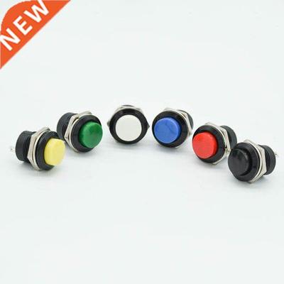 6pcs/lot 16mm Momentary Self Return Push Button Switch6A/12