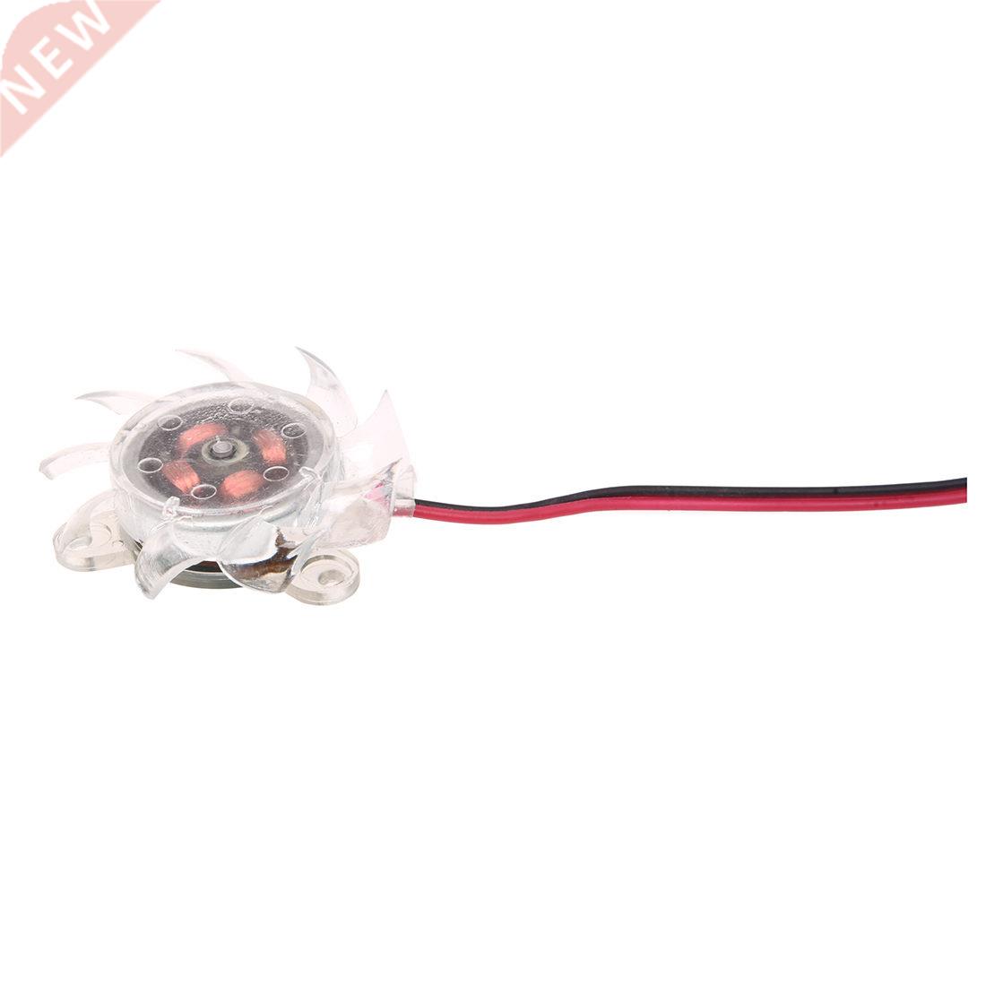 x 5mm 12V Clear Plastic Computer VGA Video Cooler Card Co