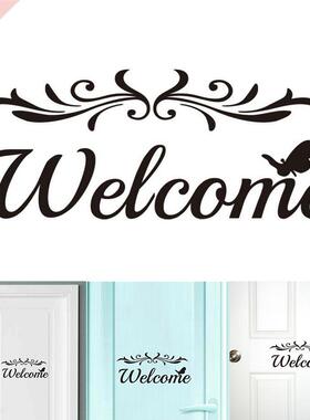 New Welcome Vinyl Wall Decal Home Door Sticker