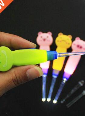 New Earwax With Light Spoon LED Cartoon Baby Care Ears
