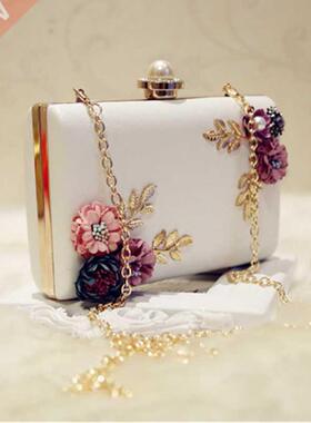 Fashion Women Leather Evening Bag Dinner Party Lady Wedding