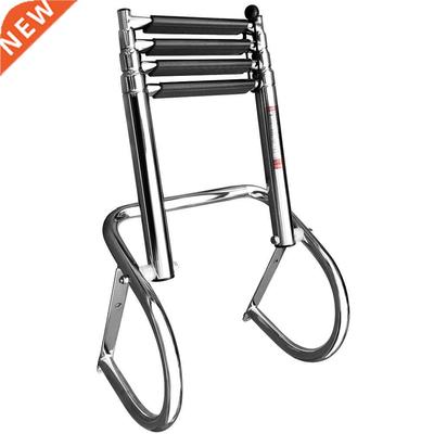 Boat Accessories 4 Step Stainless Steel Boat Boarding Telesc