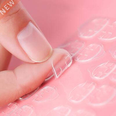 120Pcs/Set Clear Double Sided Fake Art Nails Aesive Tapes