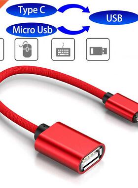 2Type Micro USB OTG Cable Type C To USB Adapter OTG Charging
