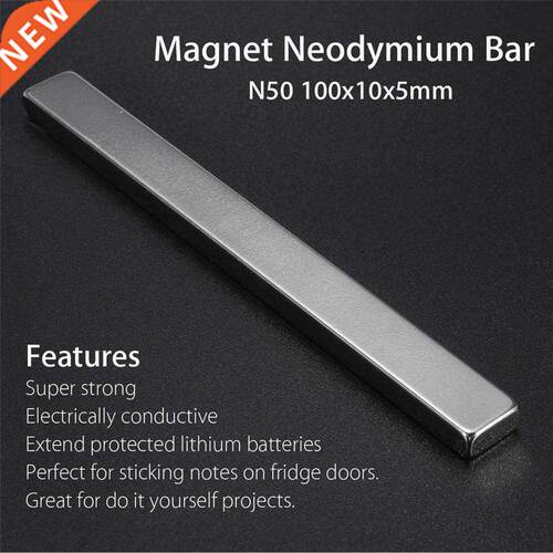 1 Pcs N50 Rectangular Magnet Bar Neodymium Long Magnet Strip