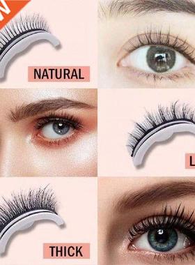 1 Pir 3cm Thick Flse Eyelshes Self-dhesive Glue-free