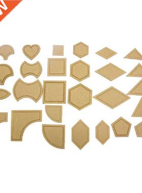 54Pcs Acrylic Quilting Templates Sewing Stencils Patchwork
