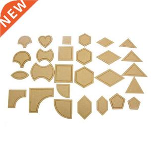 54Pcs Acrylic Quilting Templates Sewing Stencils Patchwork