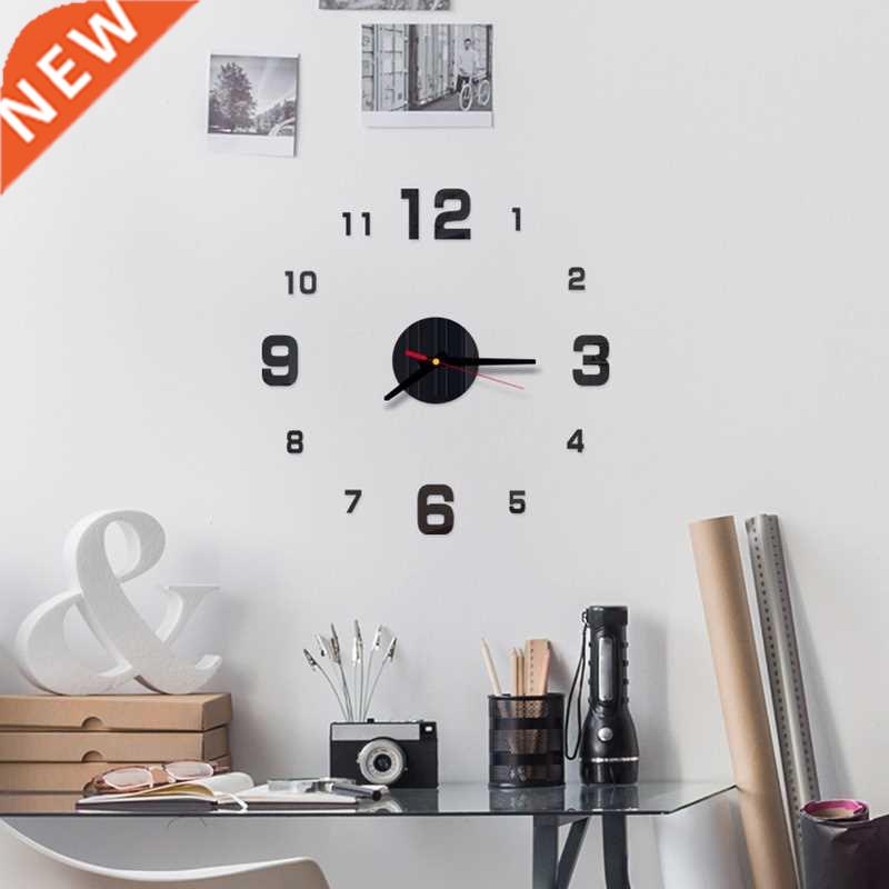 1PC New  Clock Wall Stckers Home Modern Decoraton Crys