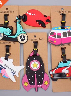 Creative Plane & Car Luggage Travel Accessories Tag Sili