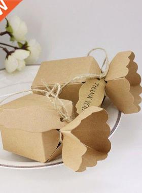 10Pcs DIY Chocolate Packaging Boxes White Gift Bag Vase